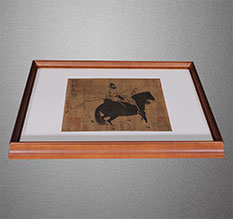 玛沁书画装裱配框服务案例